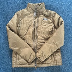LLBean women’s lightweight puffer jacket size S
